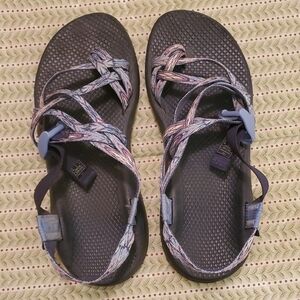 Chaco's Zcloud 2 Stylish Women's Sandals in Black‎ and Laced Agua